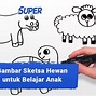 Gambar Sketsa Hewan Keren